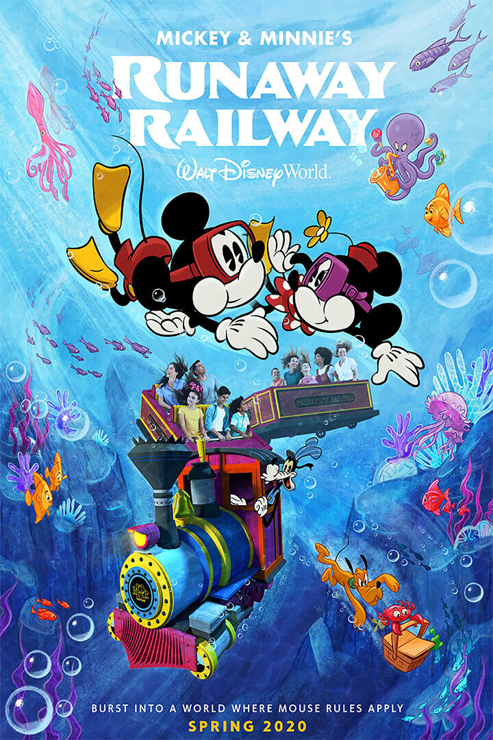 Runway Railway Animation Movie Comedy Attraction Poster Wall Art Print Home Wall Decor