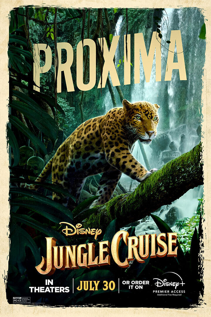 Jungle Cruise Full Character Movie 2021 Theatre Poster Wall Art Print Home Wall Decor