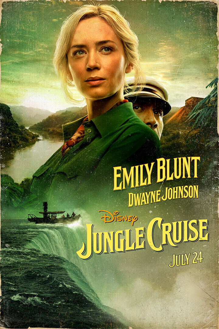 Jungle Cruise Full Character Movie 2021 Adventure Poster Wall Art Print Home Wall Decor
