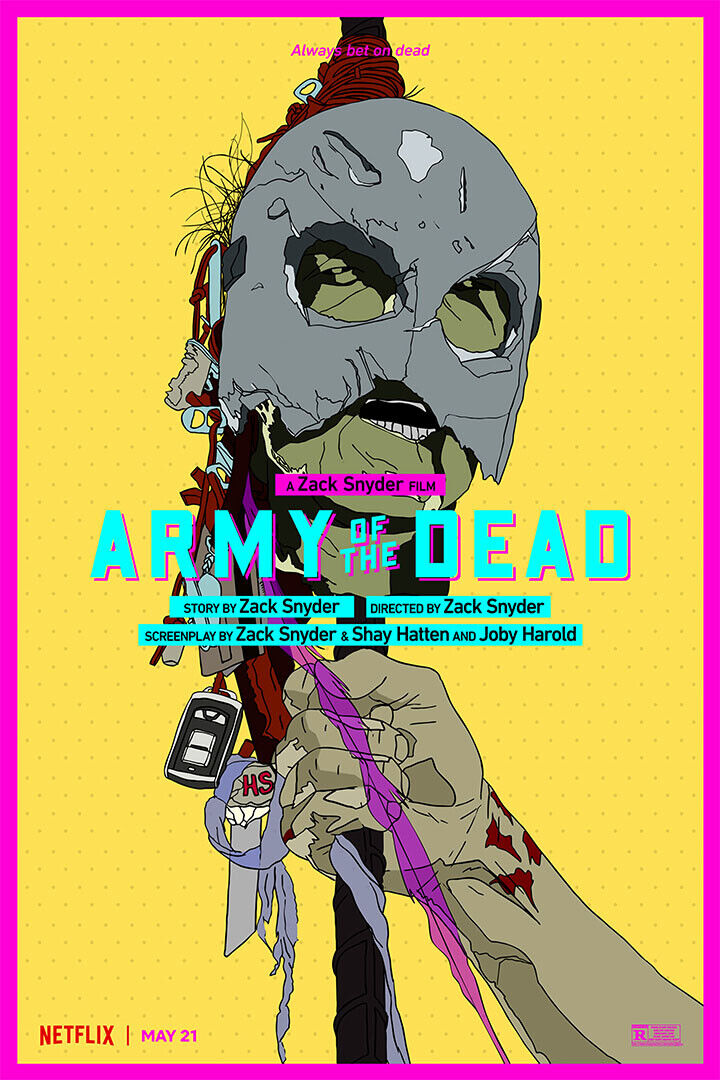 Army Of The Dead Full Character Movie Excitement Poster Wall Art Print Home Wall Decor