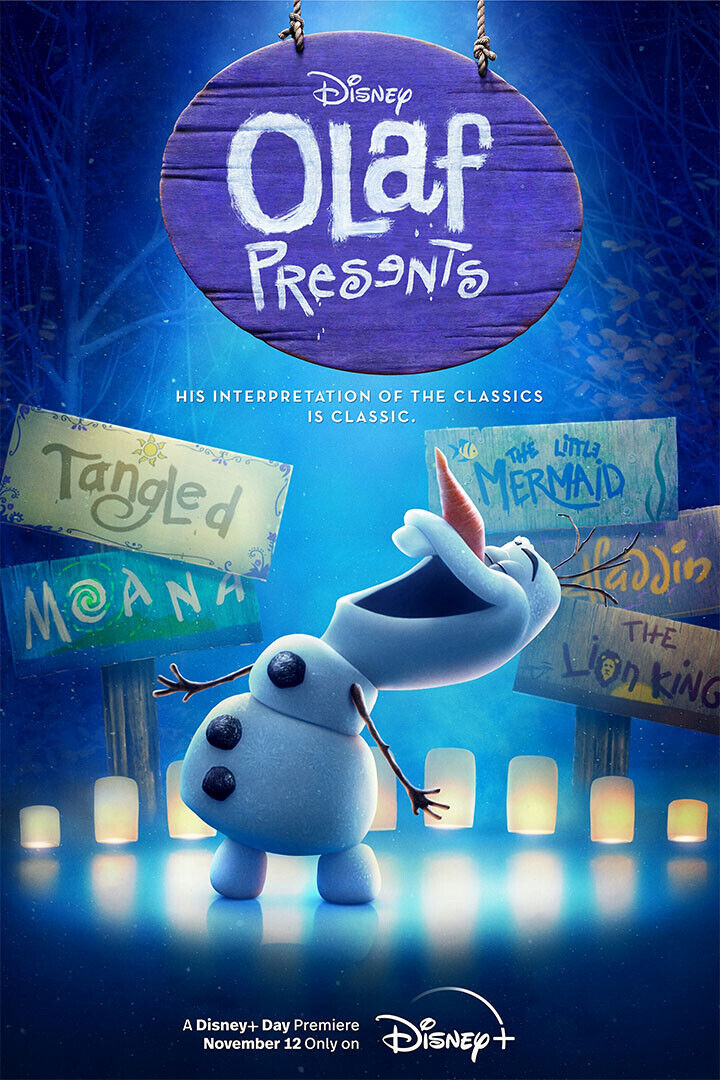 Olaf Presents Movie Animation Comedy Poster Wall Art Print Home Wall Decor