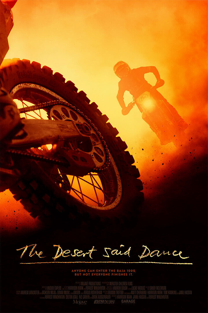 The Desert Said Dance Movie Motor Racing Action Poster Wall Art Print Home Wall Decor