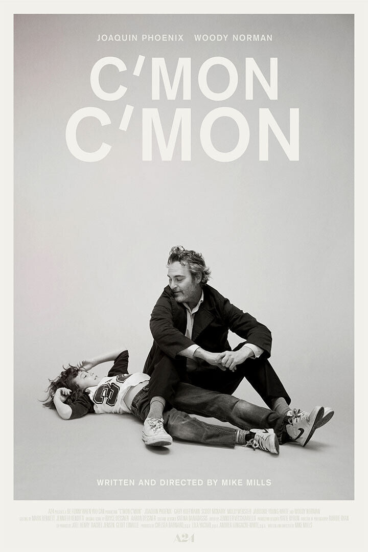 C'mon C'mon Movie Black White Poster Wall Art Print Home Wall Decor