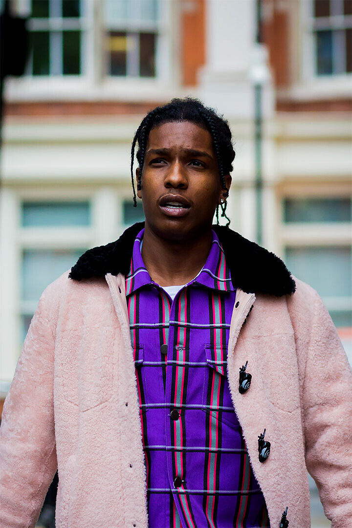 Modern Asap Rocky Rap Singer Artist Poster Wall Art Print Home Wall Decor