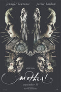Mother! Movie Jennifer Lawrence Javier Bardem Horror Poster Wall Art Print Home Wall Decor