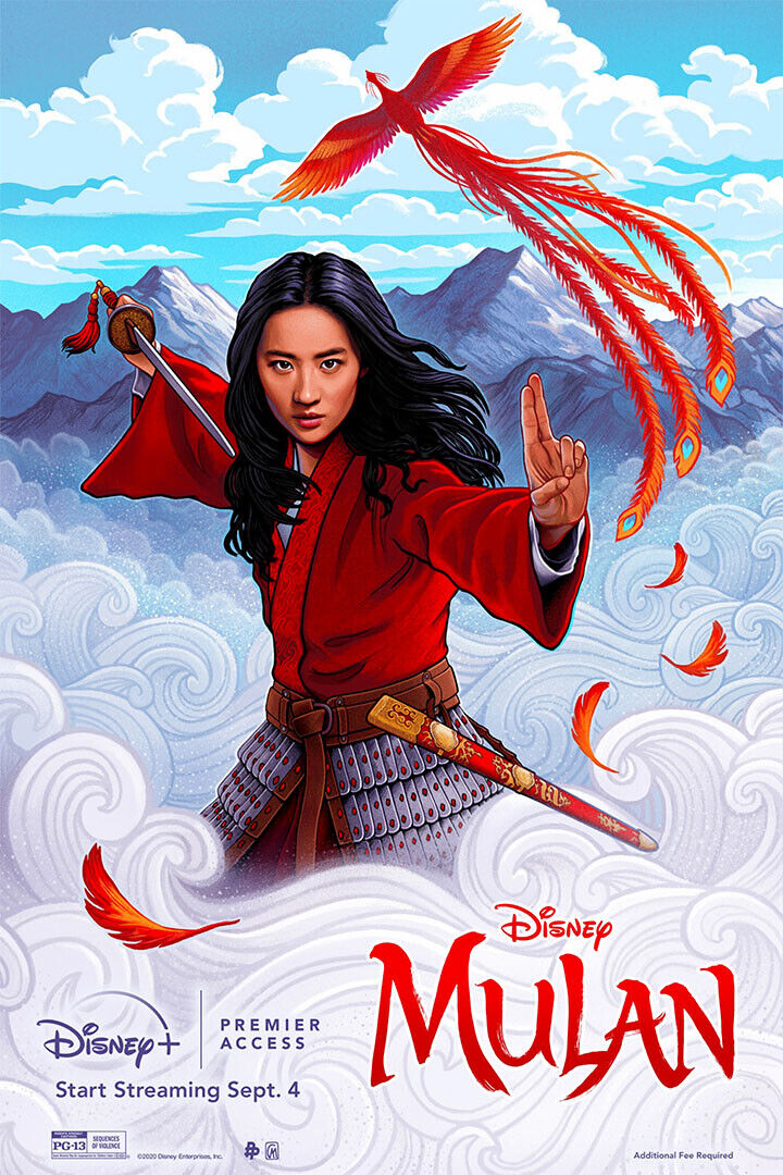 Mulan Chinese Movie Adventure Action Poster Wall Art Print Home Wall Decor