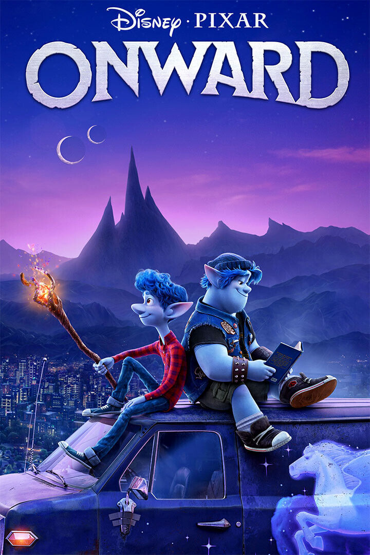 Onward Movie 2020 Animation Action Comedy Poster Wall Art Print Home Wall Decor