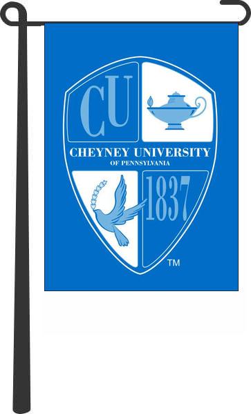 Cheyney Univ of Penn - Shield Garden Flag