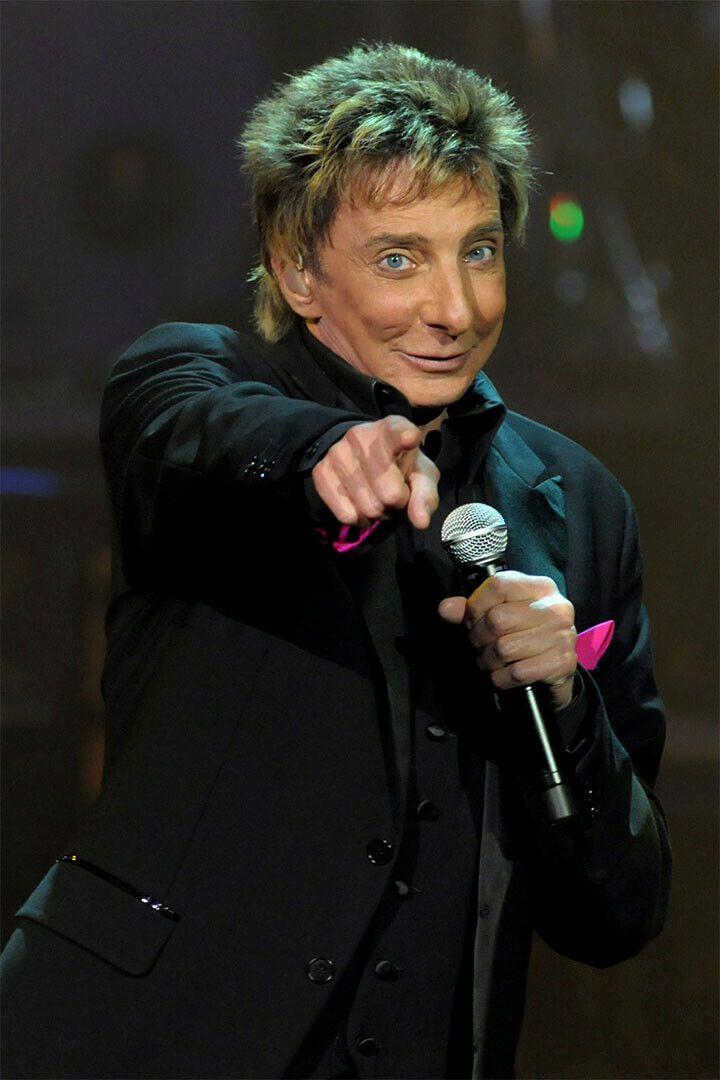 Singer And Songwriter Barry Manilow In Concert Poster Wall Art Print Home Wall Decor