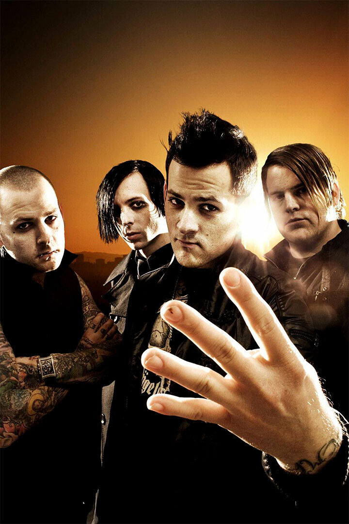 Good Charlotte Group Pose Musicians Poster Wall Art Print Home Wall Decor