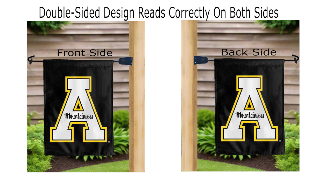 Appalachian State University Mountaineers Double Sided Garden Flag