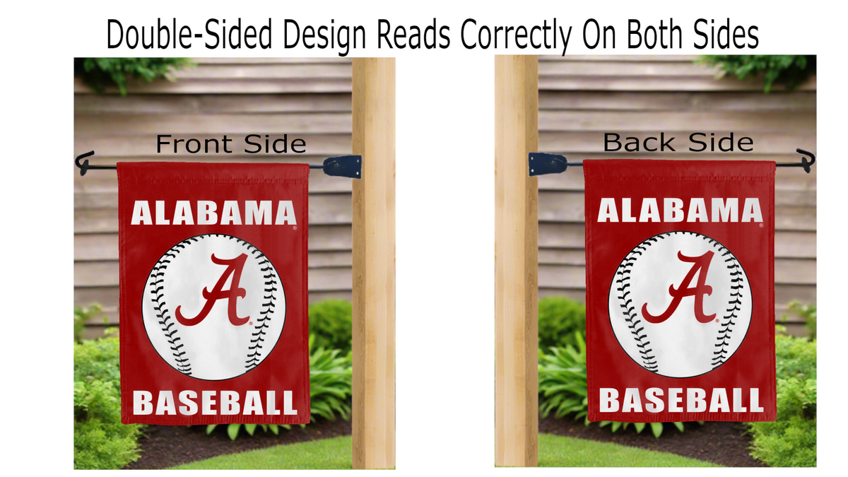 University of Alabama - Baseball Double Sided Garden Flag
