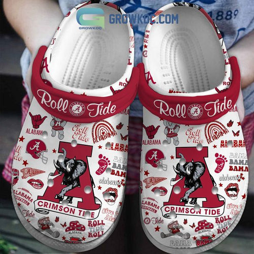 Alabama Crimson Tide Roll Tide Roll Clogs Crocs