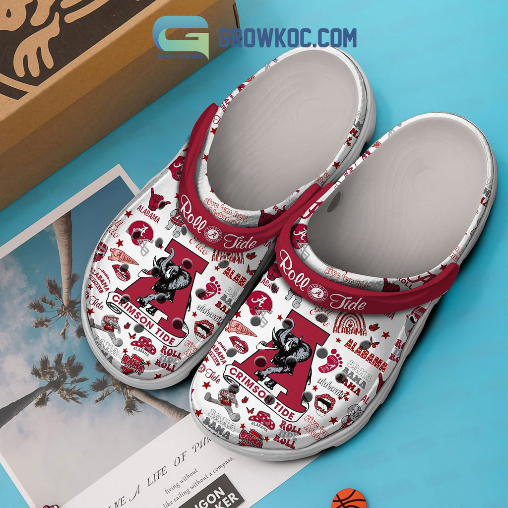 Alabama Crimson Tide Roll Tide Roll Clogs Crocs