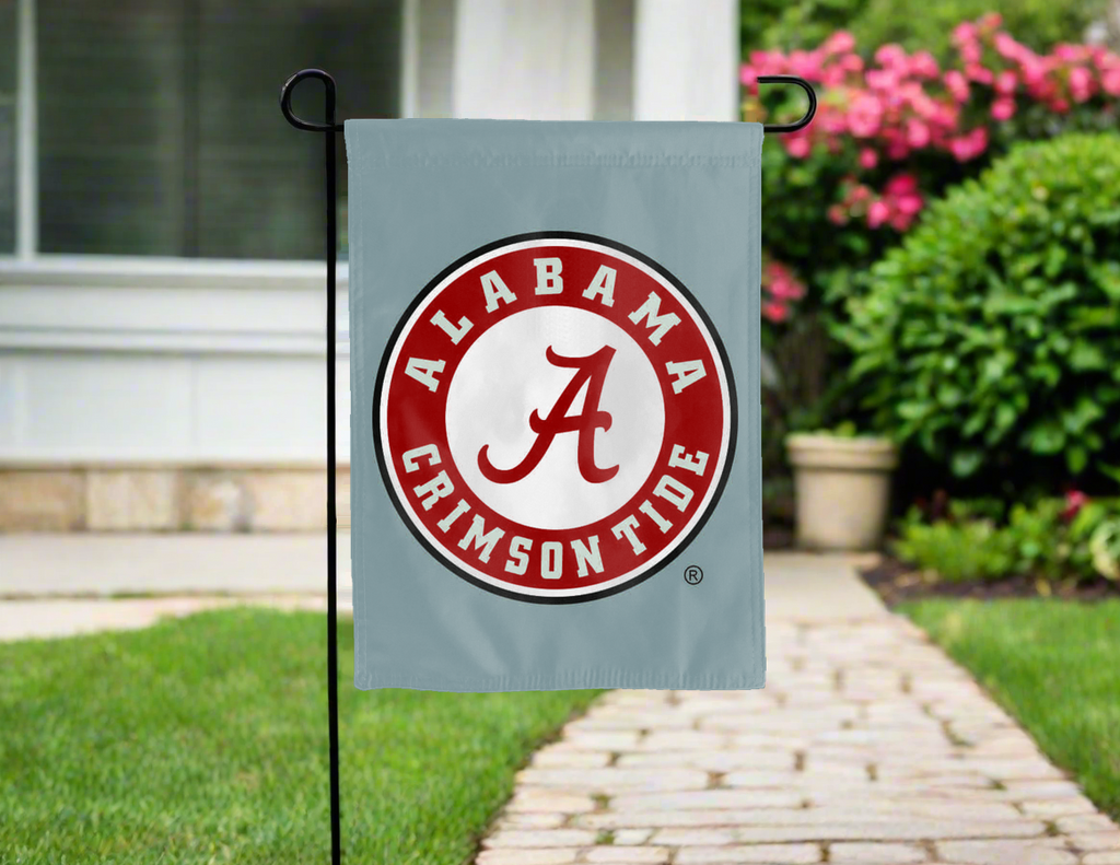 University of Alabama Gray Double Sided Garden Flag