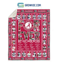 Alabama Crimson Tide fan Forever Fleece Blanket Quilt