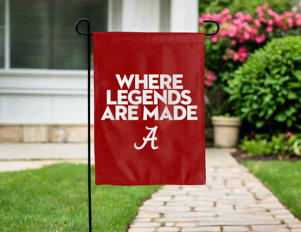 Alabama Where Legends Are Made Double Sided Garden Flag