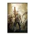 Aliens vs. Predator (2010) Poster ‚Äî Colonial Marine Promo Art Print | Rebellion Sega Sci-Fi Wall Art