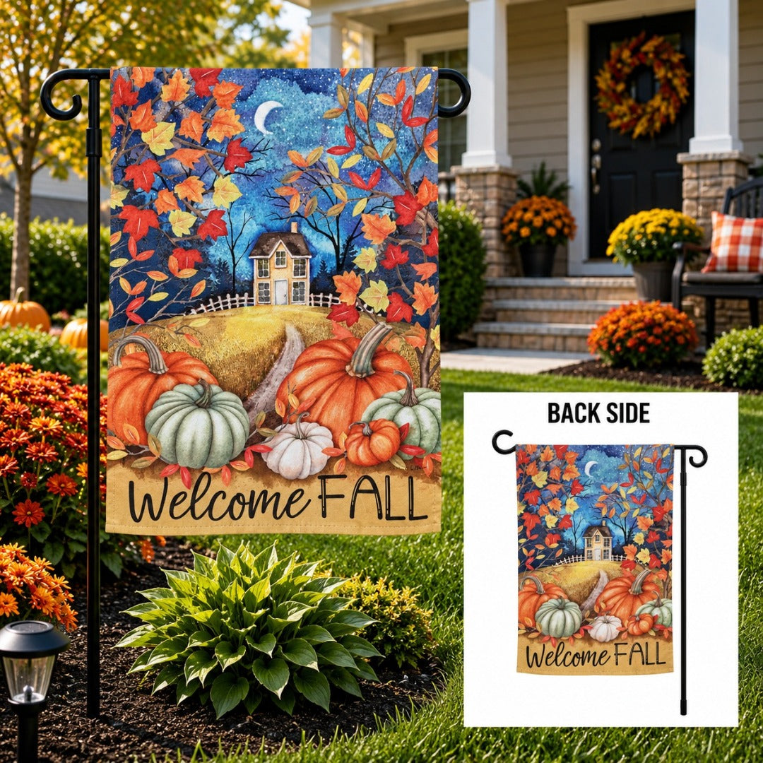 Alive In Fall 2 Sided Garden Flag