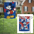 Americana Mickey Mouse Garden Flag 2 Sided