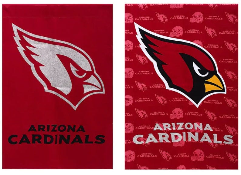 Arizona Cardinals Banner 2 Sided Glitter House Flag