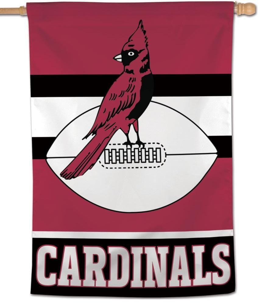 Arizona Cardinals Flag Retro Logo Vertical House Banner