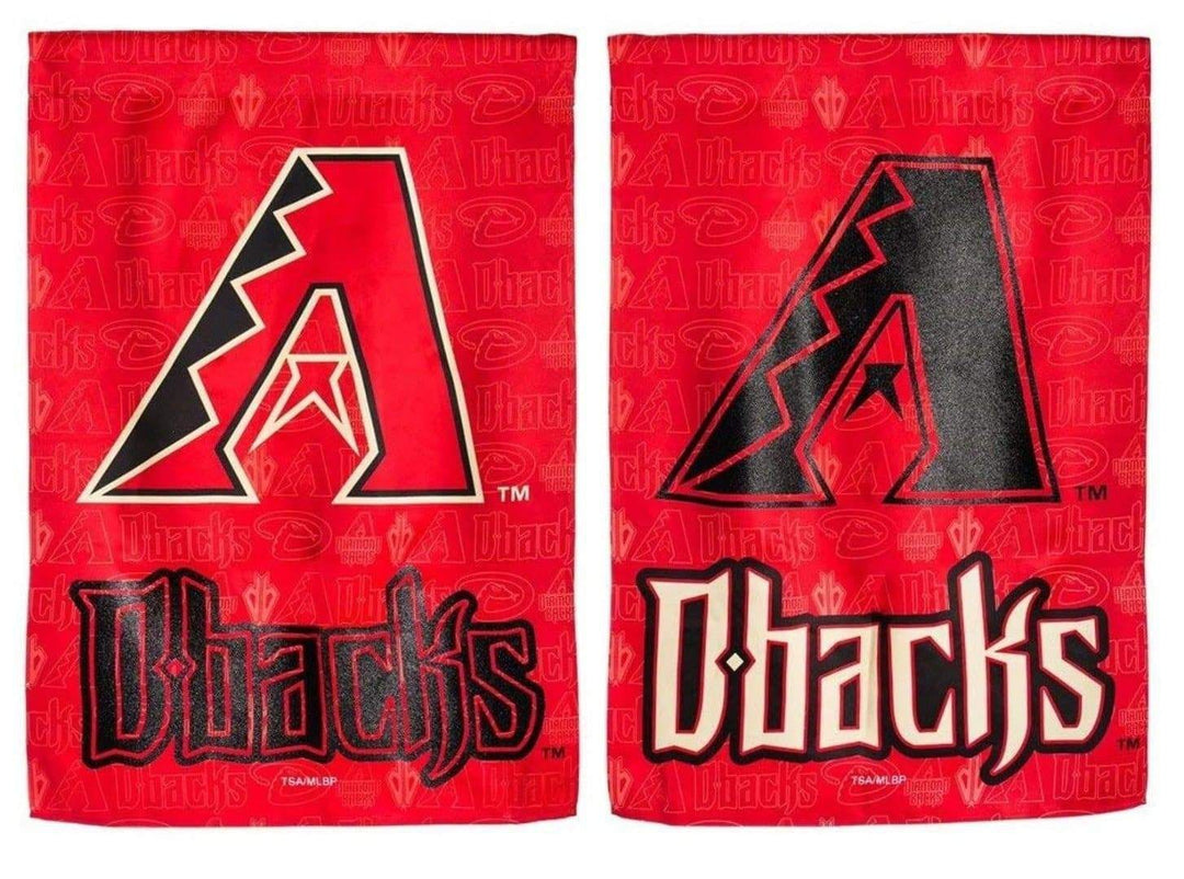Arizona Diamondbacks Flag 2 Sided Glitter House Banner