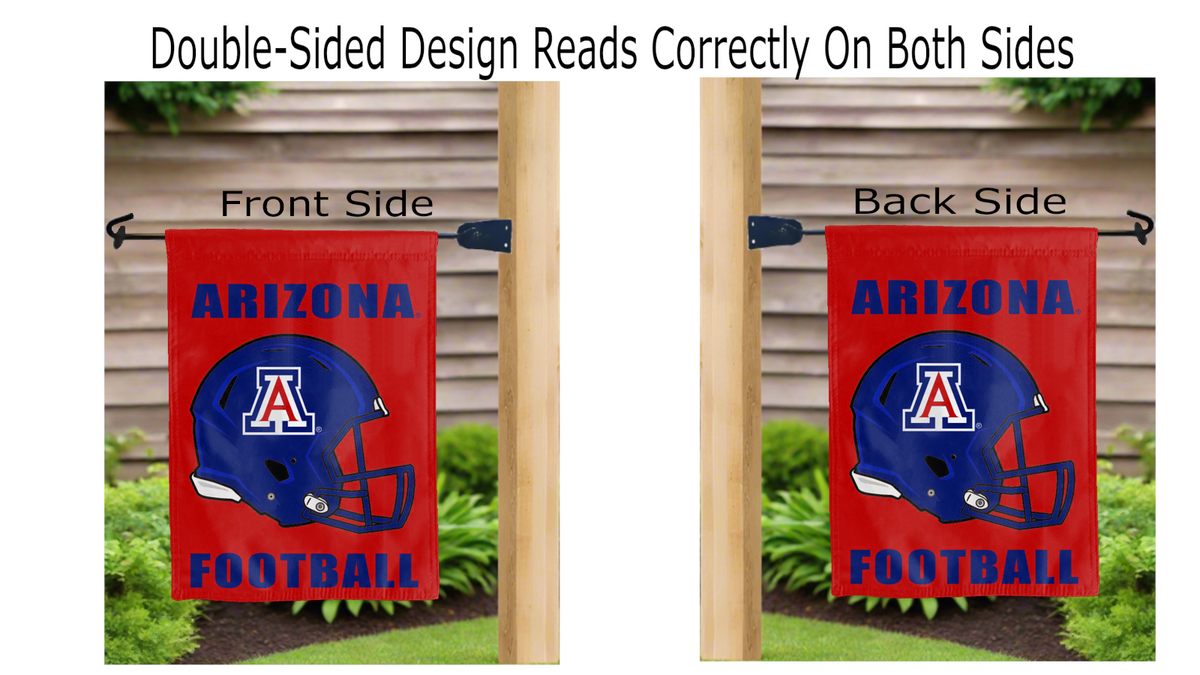 University of Arizona Football Double Sided Garden Flag