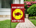 University of Arkansas - Softball Double Sided Garden Flag