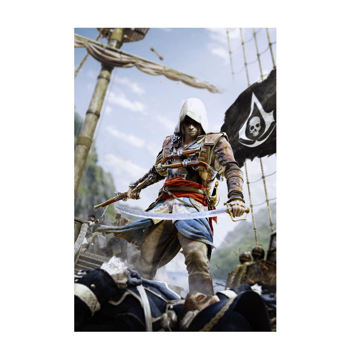 Assassin's Creed IV: Black Flag Poster ‚Äî Box Art Print | Ubisoft Gaming Wall Art