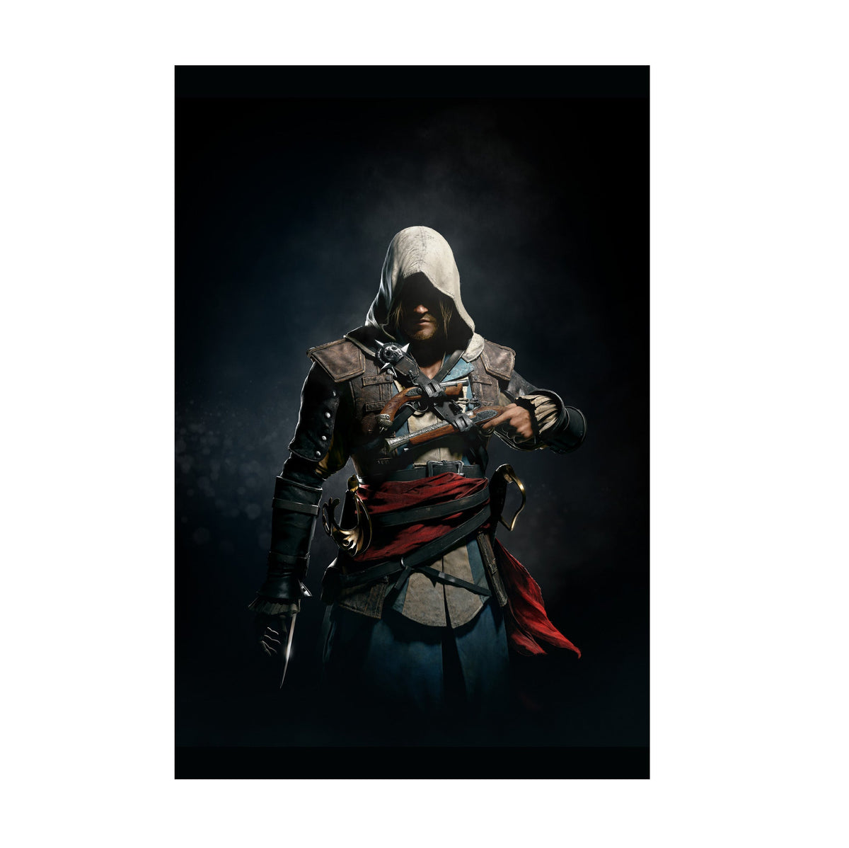 Assassin's Creed IV: Black Flag Poster ‚Äî Edward Kenway Art Print | Ubisoft Gaming Wall Art
