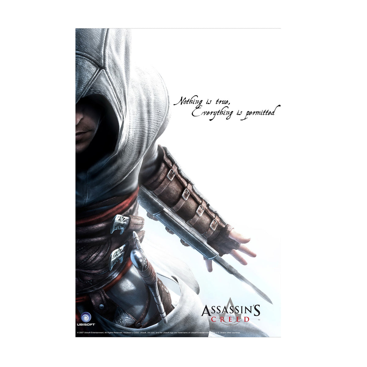 Assassin's Creed Poster ‚Äî Altair Promotional Art Print | Ubisoft Gaming Wall Art