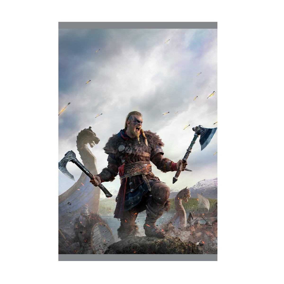 Assassin's Creed Valhalla Poster ‚Äî Key Art Print | Ubisoft Gaming Wall Art