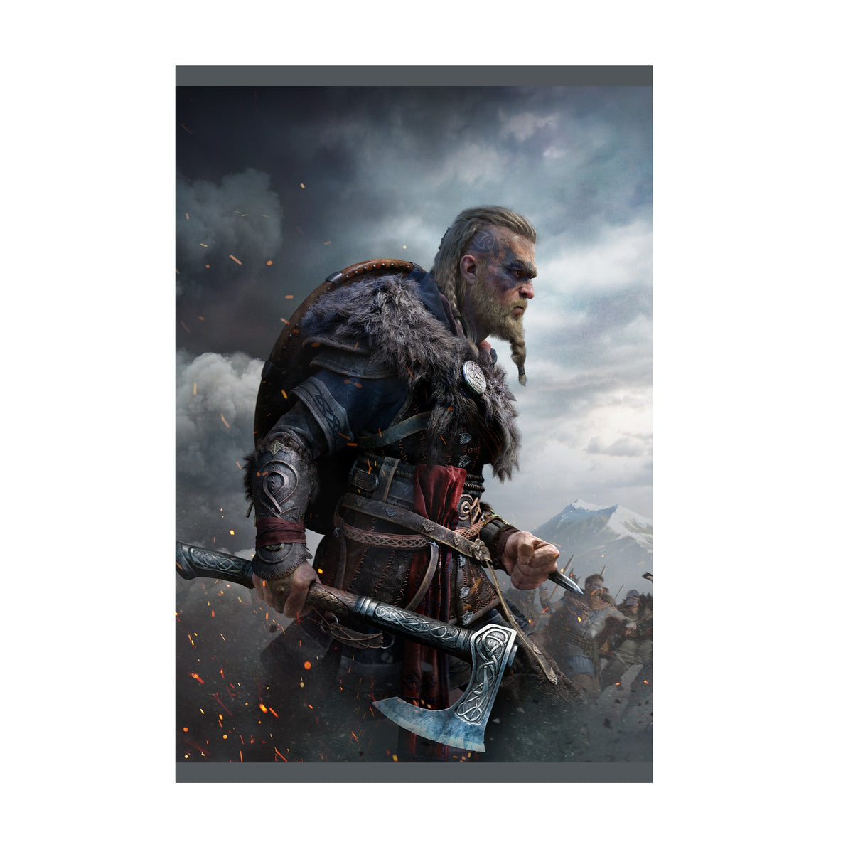 Assassin's Creed Valhalla Poster ‚Äî Ultimate Edition Key Art Print | Ubisoft Gaming Wall Art