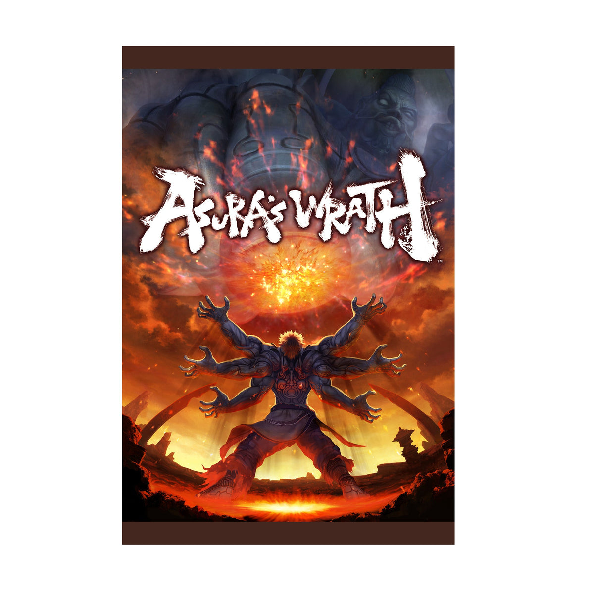 Asura's Wrath Poster ‚Äî E3 Artwork with Logo Print | Capcom CyberConnect2 Wall Art