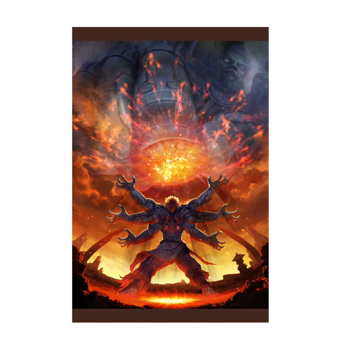 Asura's Wrath Poster ‚Äî E3 Artwork Print | Capcom CyberConnect2 Wall Art