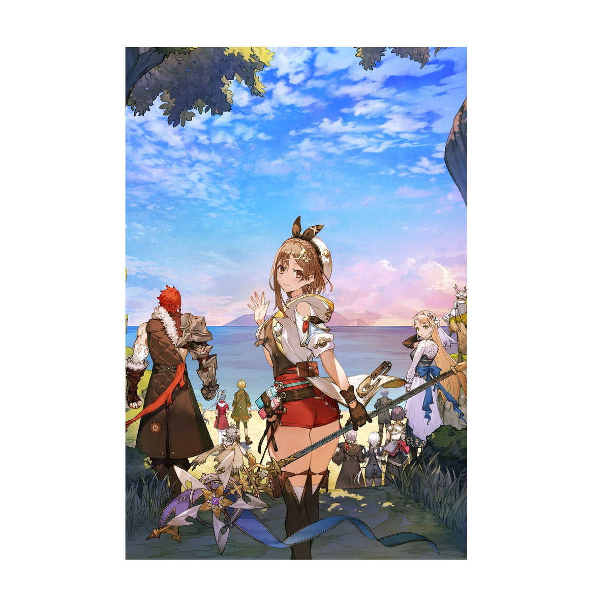 Atelier Ryza 3: Alchemist of the End & the Secret Key Poster ‚Äî Main Visual 3 by Toridamono Print | Gust Koei Tecmo JRPG Wall Art