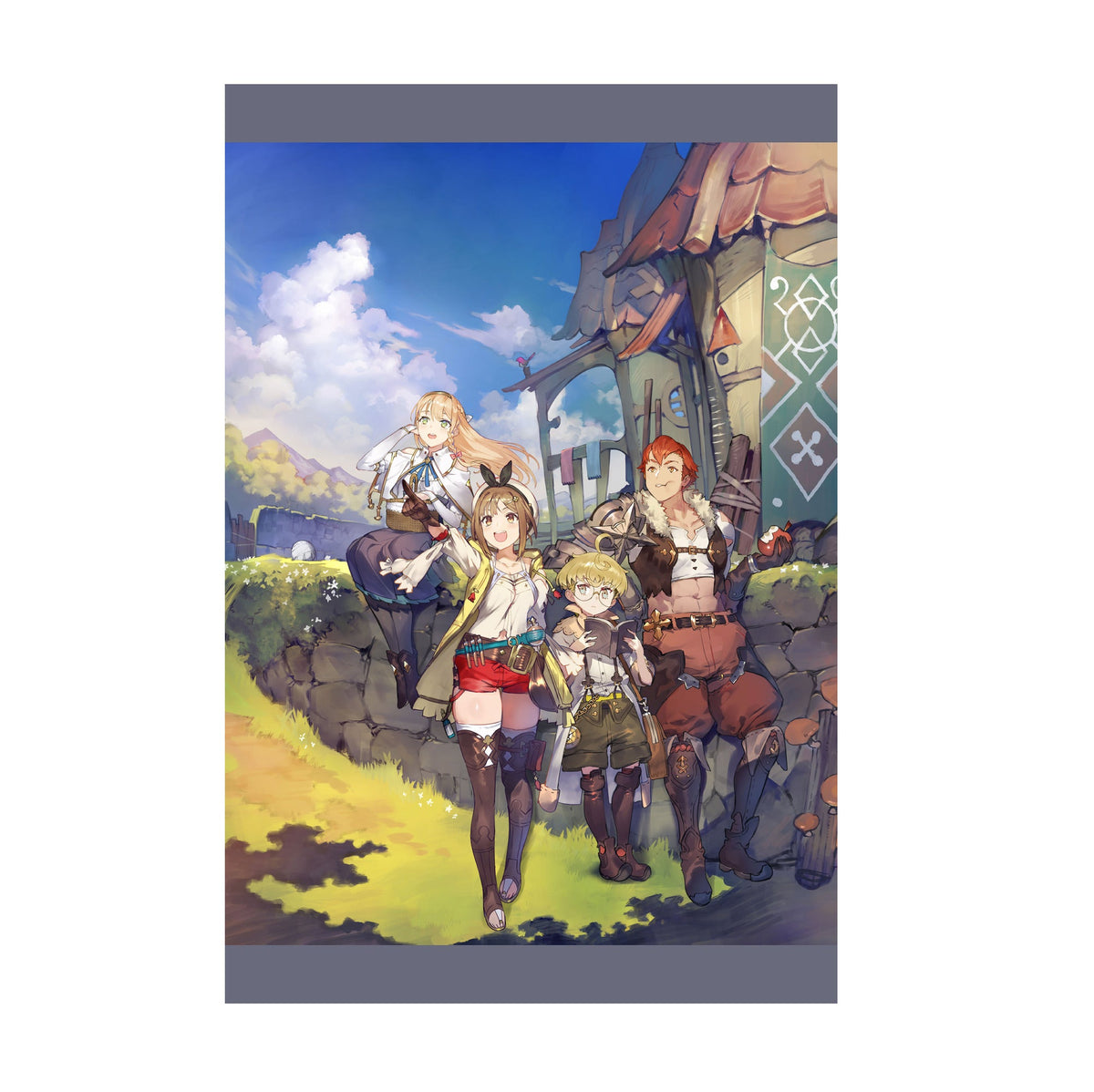 Atelier Ryza: Ever Darkness & the Secret Hideout Poster ‚Äî Key Art Print | Gust Koei Tecmo JRPG Wall Art