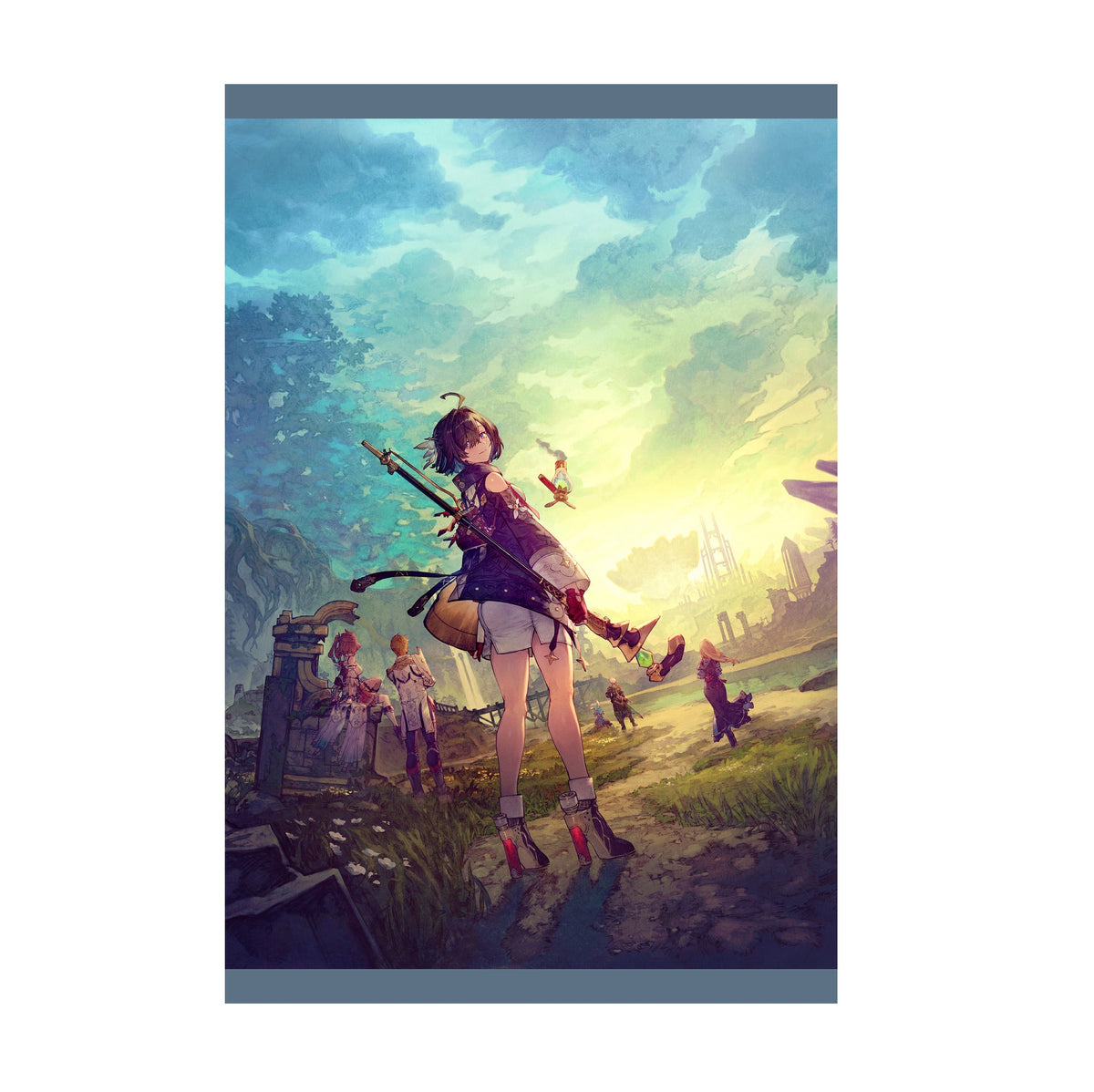 Atelier Yumia: The Alchemist of Memories & the Envisioned Land Poster ‚Äî Key Art Print | Gust Koei Tecmo JRPG Wall Art