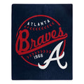 Atlanta Braves Throw Blanket 50×60 Moonshot Design