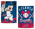 Atlanta Braves Garden Flag 2 Sided Mickey Mouse
