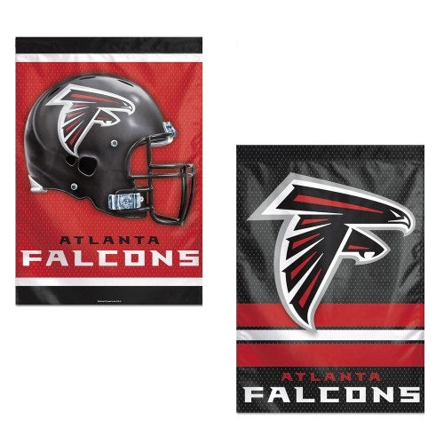 Atlanta Falcons Banner 2 Sided NFL House Flag Double Logo
