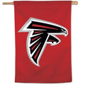 Atlanta Falcons Banner Logo on Red House Flag