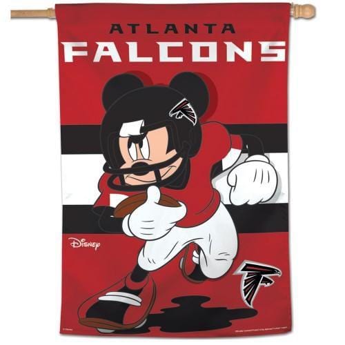 Atlanta Falcons Banner Mickey Mouse NFL Football House Flag