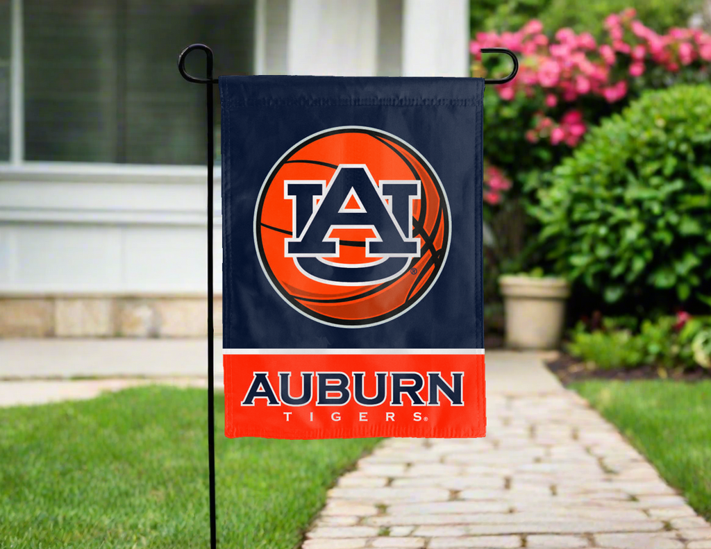Auburn University Basketball Double Sided Garden Flag
