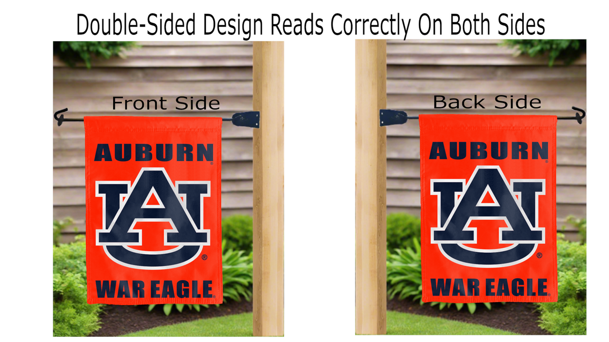 Auburn University War Eagle Double Sided Garden Flag