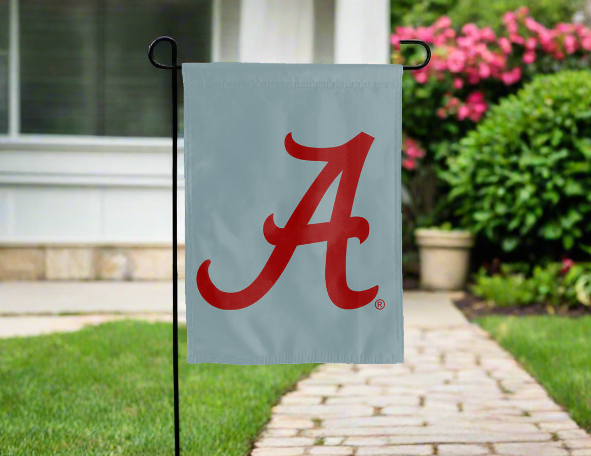University of Alabama Gray Double Sided Garden Flag