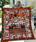 Baltimore Orioles MLB Take October 2023 PostSeason Fleece Blanket Quilt