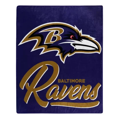 Baltimore Ravens Throw Blanket 50×60