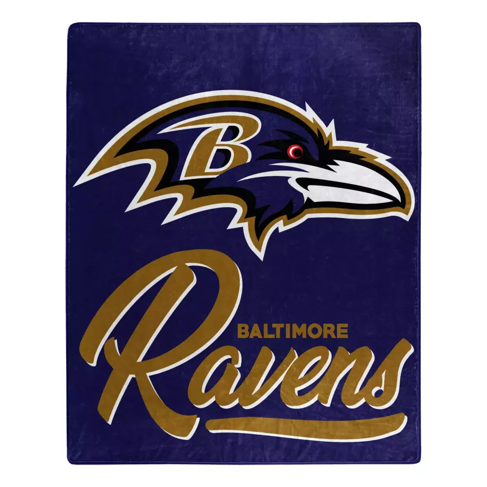 Baltimore Ravens Throw Blanket 50×60